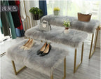 Korean Style Long Hair Cushion Window Decoration Plush Bag Clothing Plush Decorating Shelf Display Cabinet Makeup Table Mats
