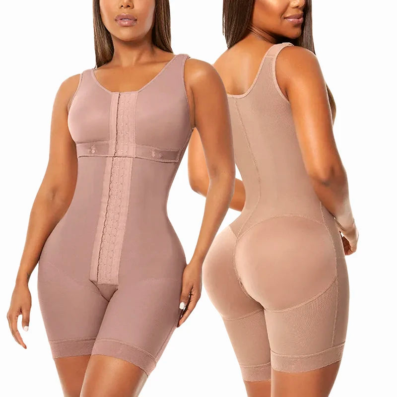 Full Body Corset Bodysuit Carving Shaper Tights Postpartum Girdles Fajas Colombian Sheath Butt Push Up Women Modeling Shapewear Main image