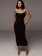 Fashion Sexy Skinny Kint Dress Backless Evening Maxi Dress Women Party Club Ladies Bodycon Peach Slim Hip Elegant Long Dresses