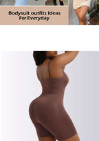 Women Full Body Shapewear Bodysuit for Belly Control Seamless Firm Waist Trainer Body Shaper Bodysuit