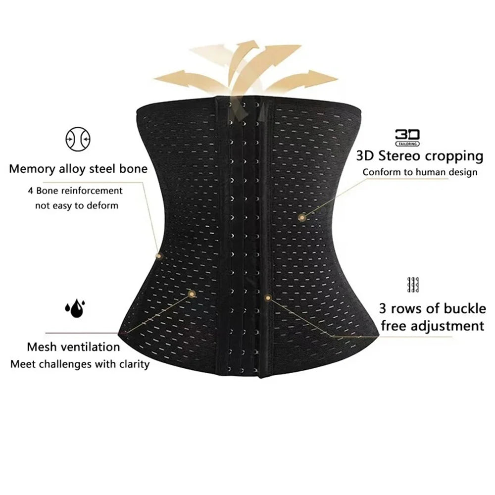 Women Body Shapewear Tummy Slimming Black Belly Band Shaping Shaper Corset Postpartum Flat Belly Postpartum Corset Shapewear Secondary image
