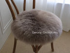 35/40/45CM 100% Pure Sheepskin Wool Hairy Floor Carpet Rugs Round Chair Cushion Seat Pad Covering Soft