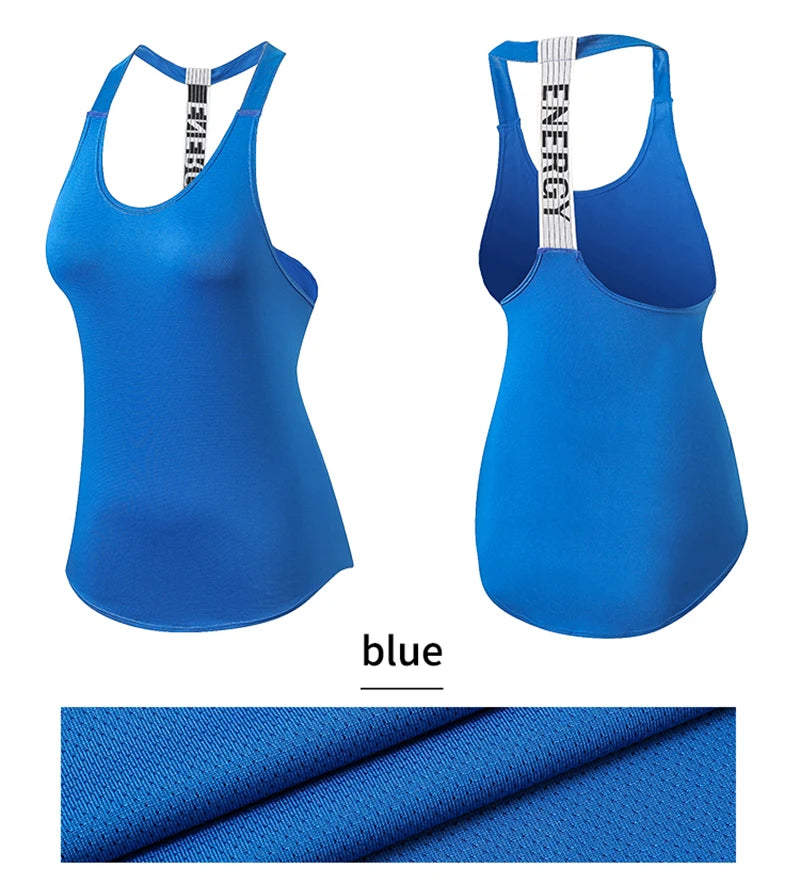 Women's gym tops black sleeveless yoga tops ladies gym shirts gym vests running workout boxing letter tops backless shirts