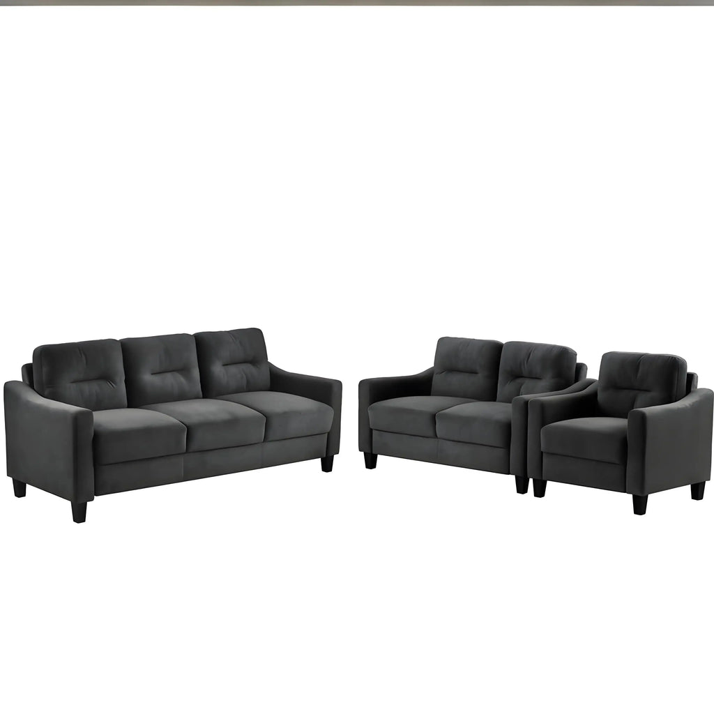 Comfortable Sectional Sofas for Living Room, Small Spaces - Chenille Fabric, Sturdy Frame, Modern Design
