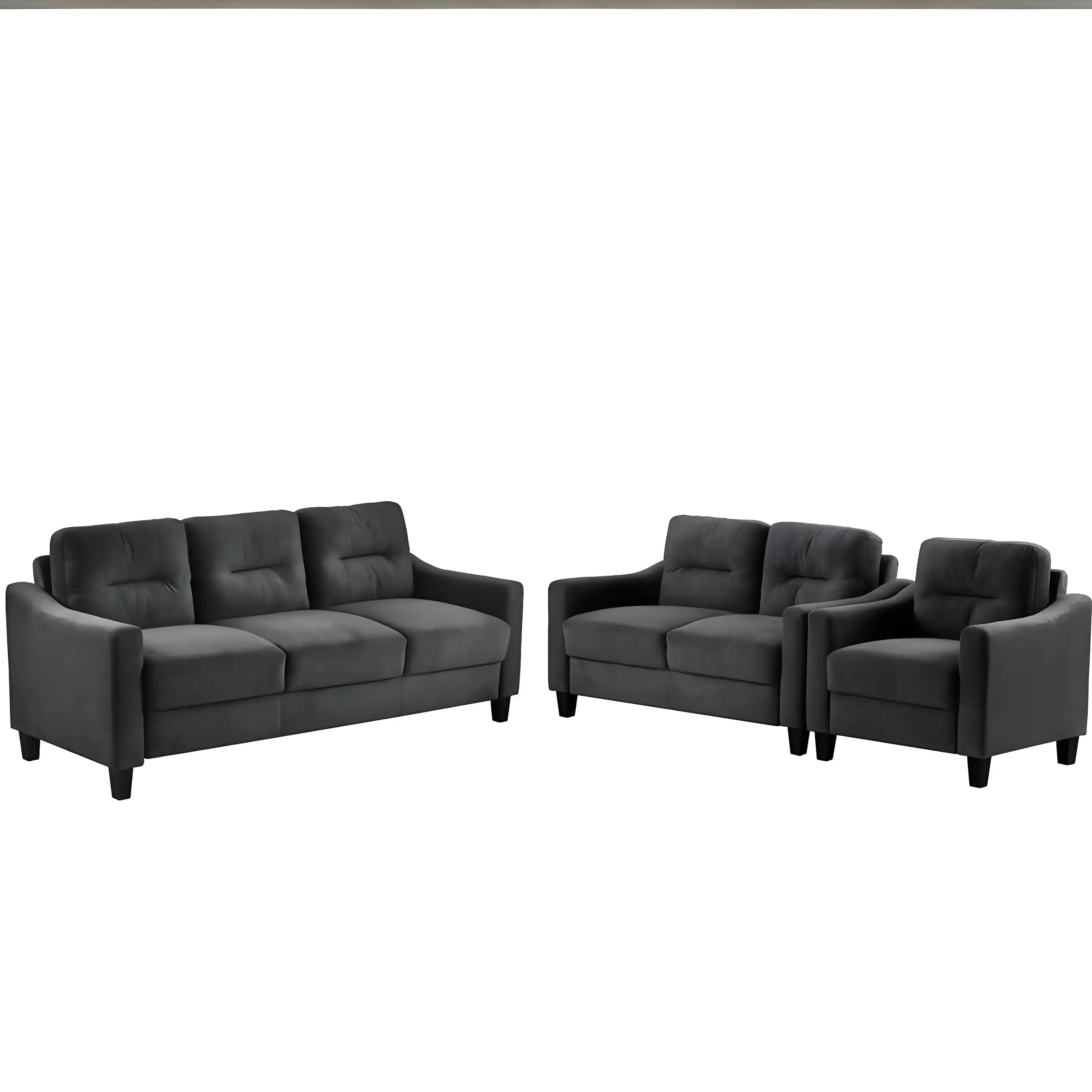 Comfortable Sectional Sofas for Living Room, Small Spaces - Chenille Fabric, Sturdy Frame, Modern Design