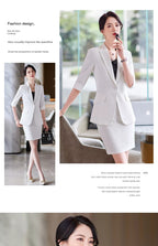 Red Summer New Elegant Hotel Manager Small Suit