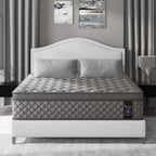 10"12"14"Twin Full Queen King Size Mattress in a Box Hybrid Spring Memory Foam,Euro Top Mattresses Medium Firm for Motion Isolat