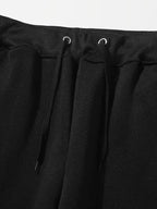 Men's and women's fashionable sports casual hooded sweatshirts and sweatpants, fashionable and simple printed sportswear