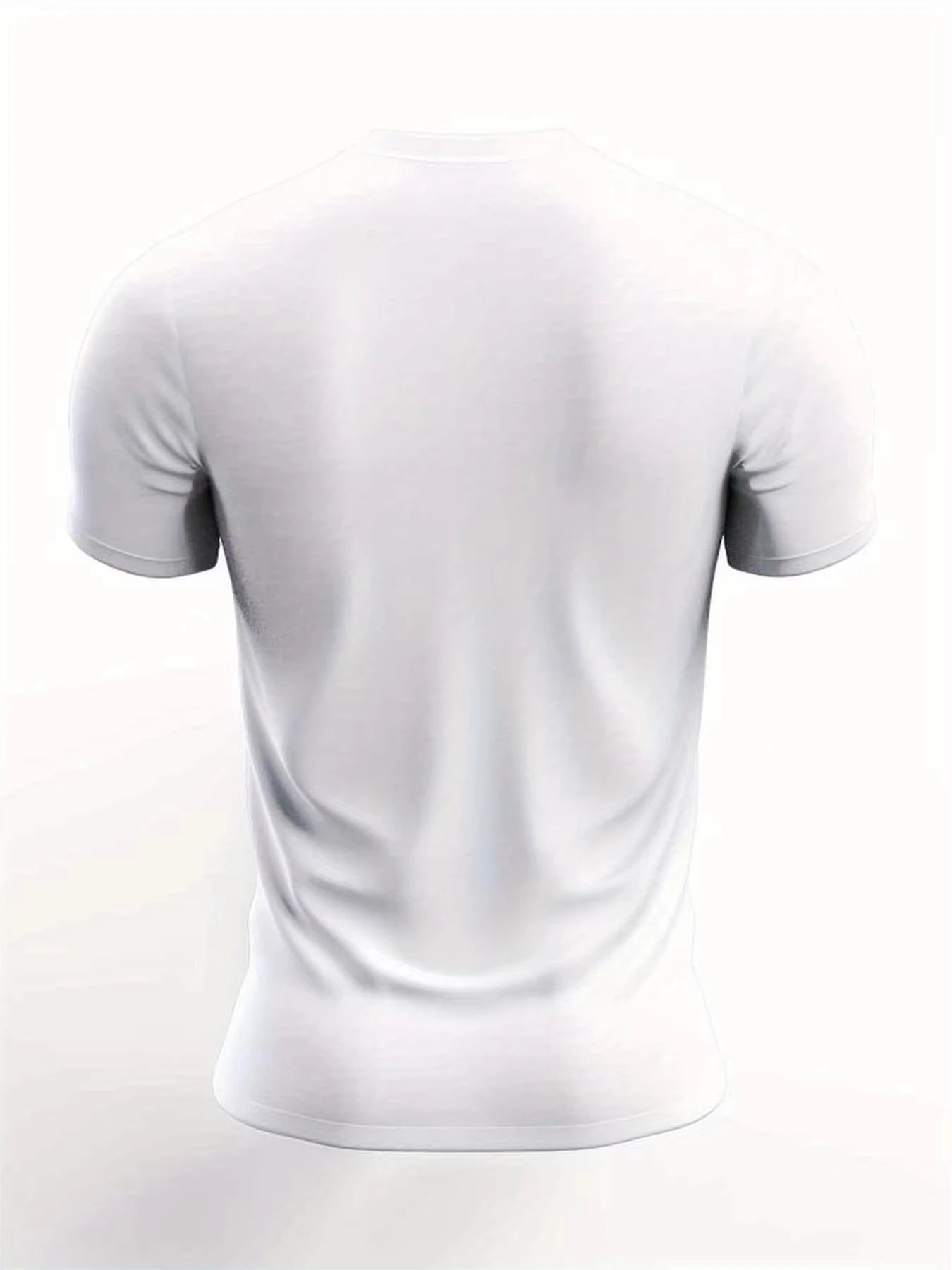 Summer men's 100 cotton casual loose plus size SINCE 1973 pattern printed sports comfortable round neck short sleeved T-shirt Secondary image