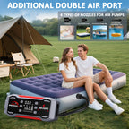 Car Jump Starter With Air Compressor Jump Starter Power Bank Portable Battery Starter 150PSI Air Pump With LED Light