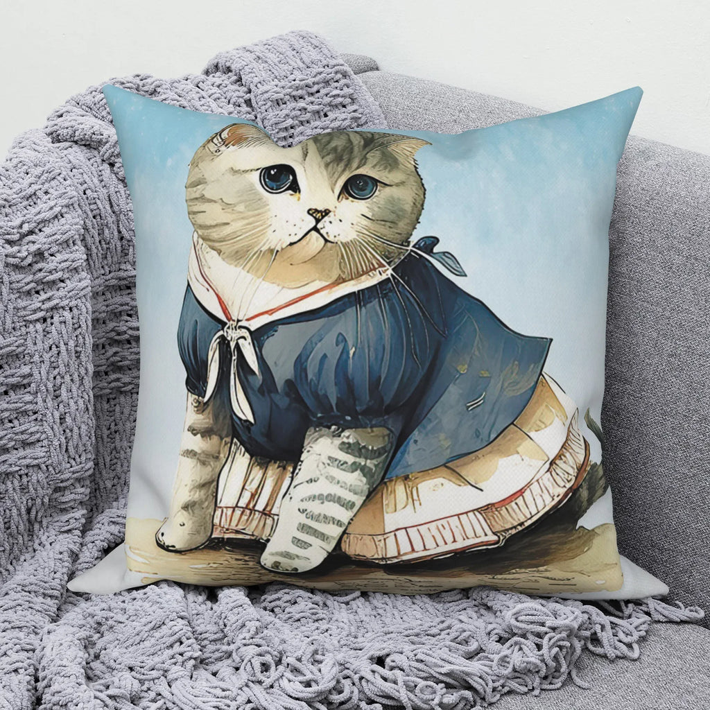 Modern Sofa Decorative Pillowcase Home Decor Set Cute Cat   Cushion Cover Throw Pillow