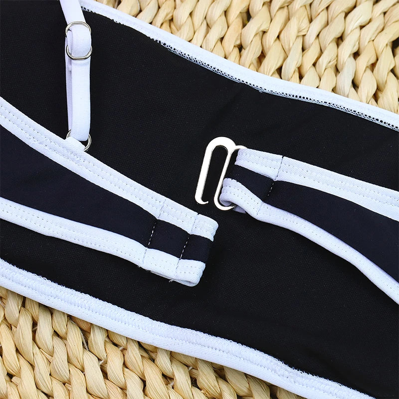 Woman Swimwear 2026 High Waist Bikinis Shorts Women's Swimsuit Luxury Ribbed Two-piece Bathing Suits Summer Bikini Set Swim Suit