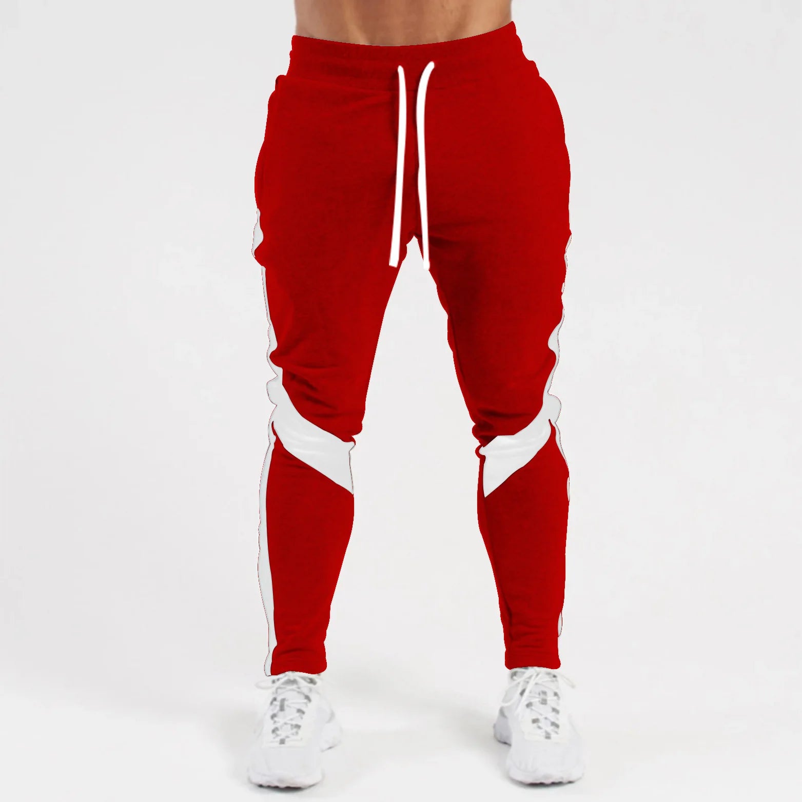 Men Fashion Quick Dry Pants Lightweight Hiking Jogging Running Trousers Breathable Workout Gym Ankle Tied Athletic Pants