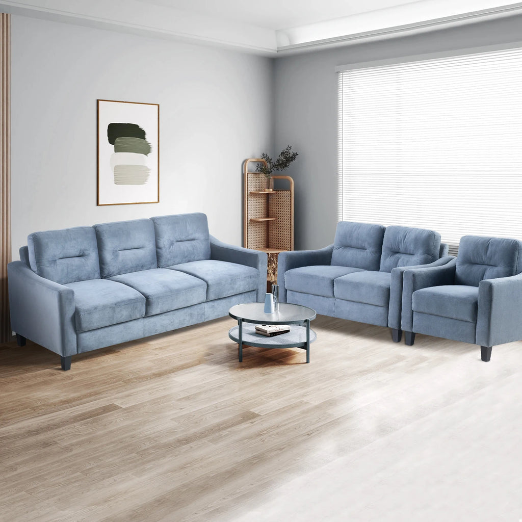 Comfortable Sectional Sofas for Living Room, Small Spaces - Chenille Fabric, Sturdy Frame, Modern Design