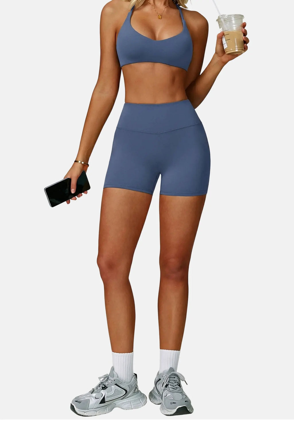 Sports Bra High  Support Women Gym Underwear Push-up Back Cross Yoga Crop Top Running Workout Fitness Pilates Solid Color