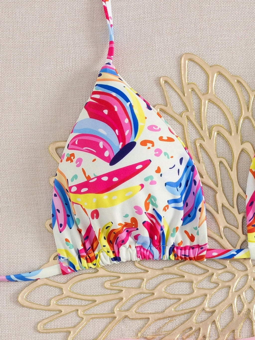 Bikini Print Swimsuit Beach Sexy Ladies Swimwear Seaside Vacation