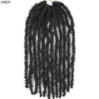 14 12 inch Butterfly Faux Locs Crochet Hair Braids Pre looped Distressed Goddess Butterfly Soft Locs Crochets Braids Cheveux Lok