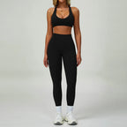 2/3-Piece Activewear Set – Sports Bra & High Waist Leggings
