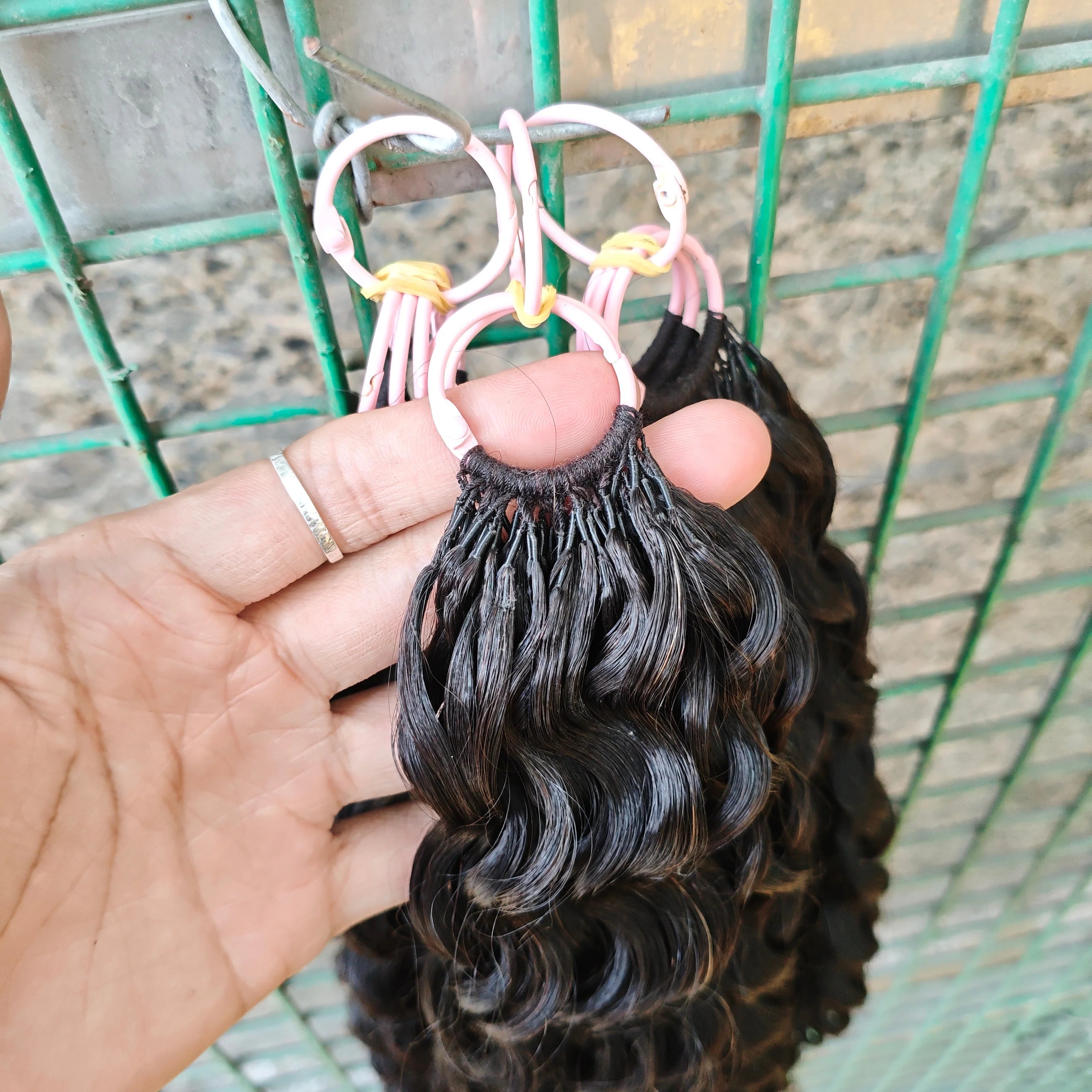 NABI Pre-Separated Crochet Human Hair Bundle Miracle Knots Braiding 14-18inch Water Wave Curly 100% Human Hair for Women
