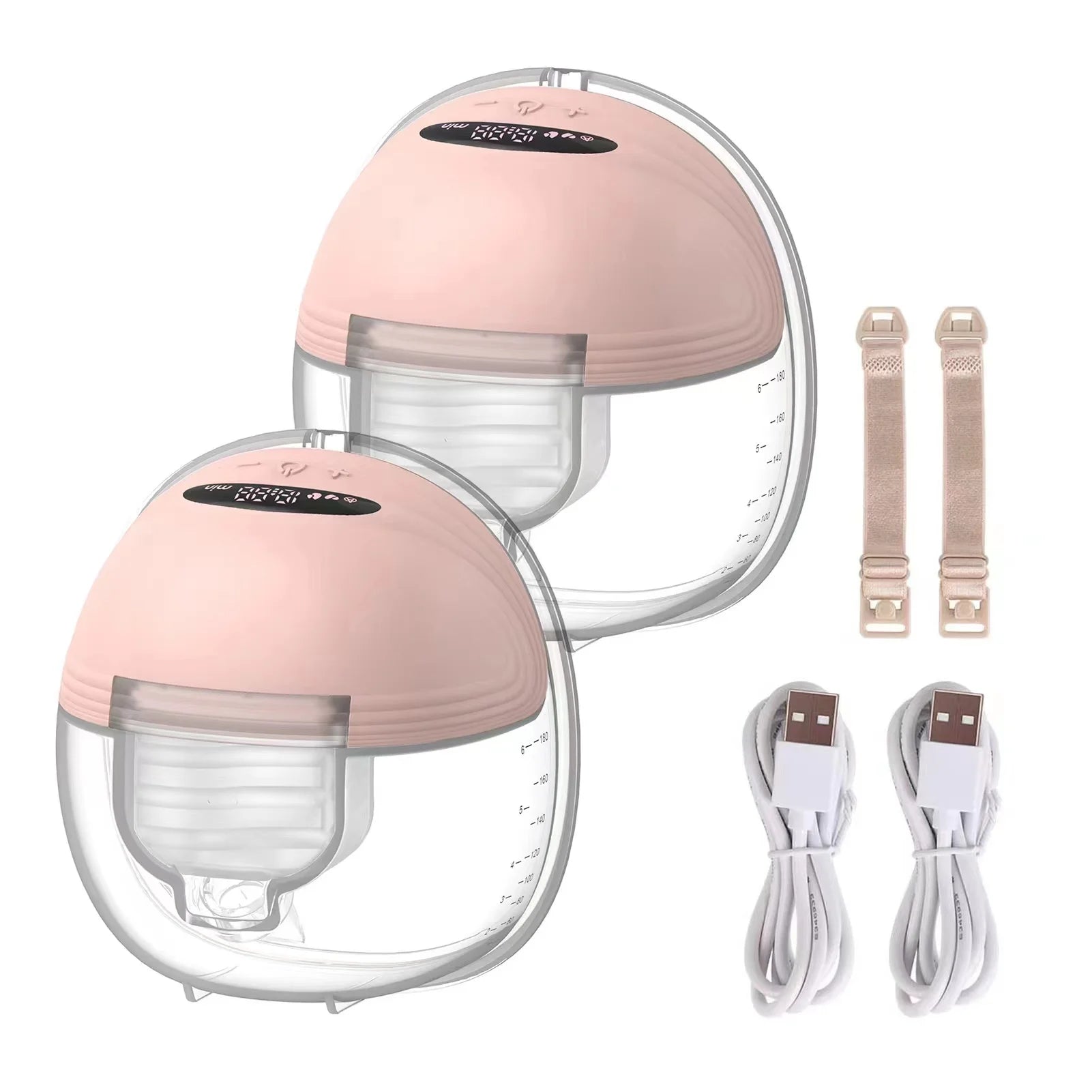 Wearable Breast Pump Hands Free Electric Portable Wearable Breast Pumps Slient BPA-free Breastfeeding Milk Collector Main image