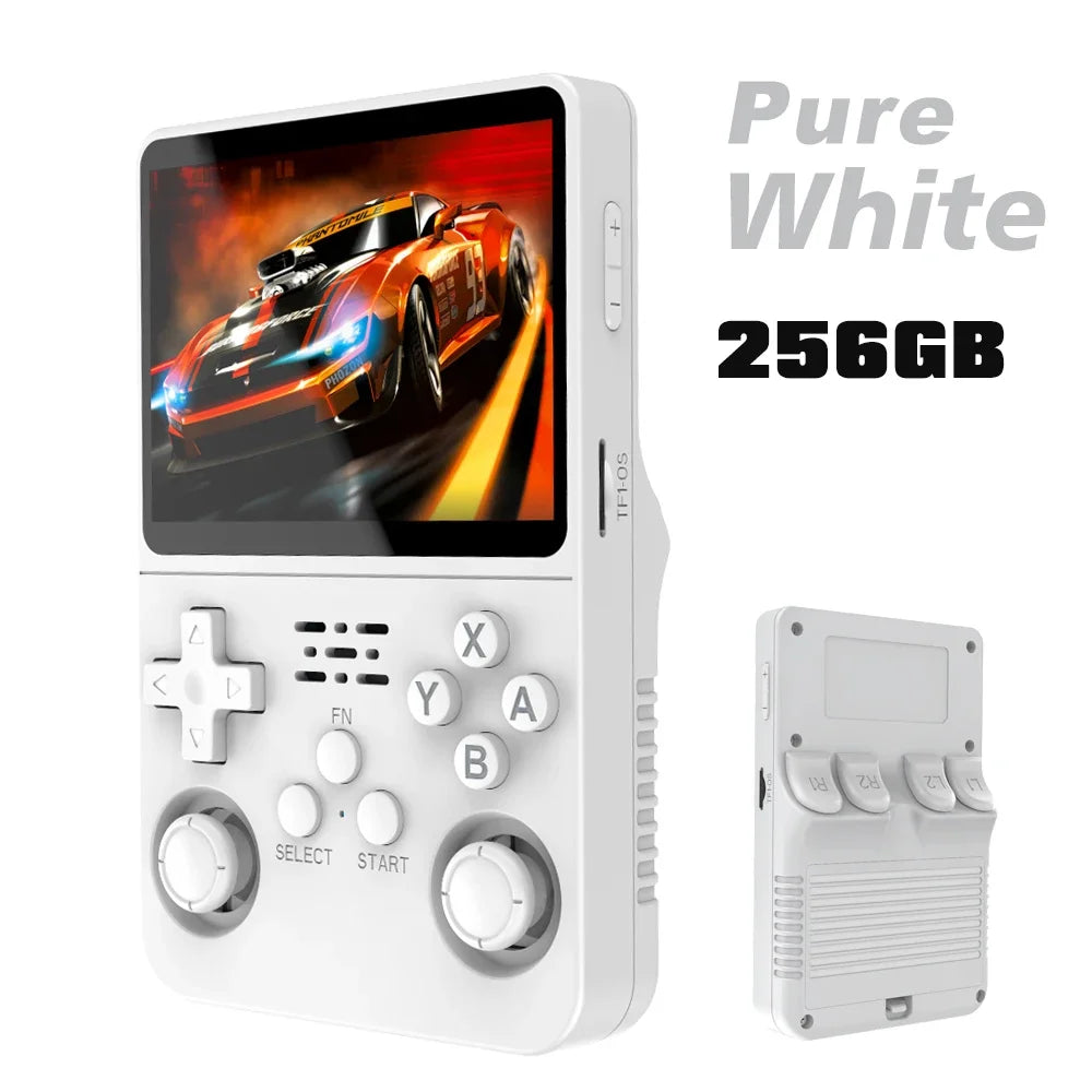BOYHOM 256G/128G/64G R36S ARKOS 2.0 Retro Handheld Game Console 3.5'' IPS screen,Portable Pocket Game Player for  children gift