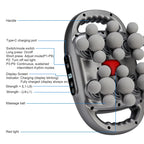 42-Heads Fascia Gun High-Frequency Vibration Body Massage Gun Back and Waist Massager Neck Shoulder Massager Muscle masajeador