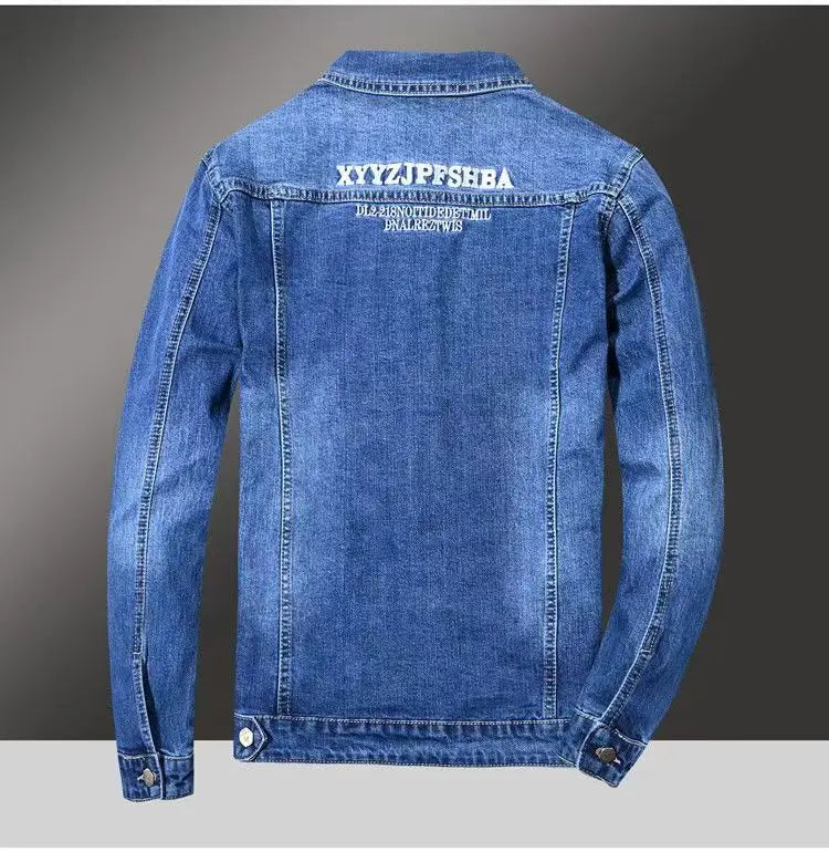 Spring Autumn Men's Denim Suit Loose Korean Trendy Two-Piece Versatile Outerwear Casual Jacket Denim sets