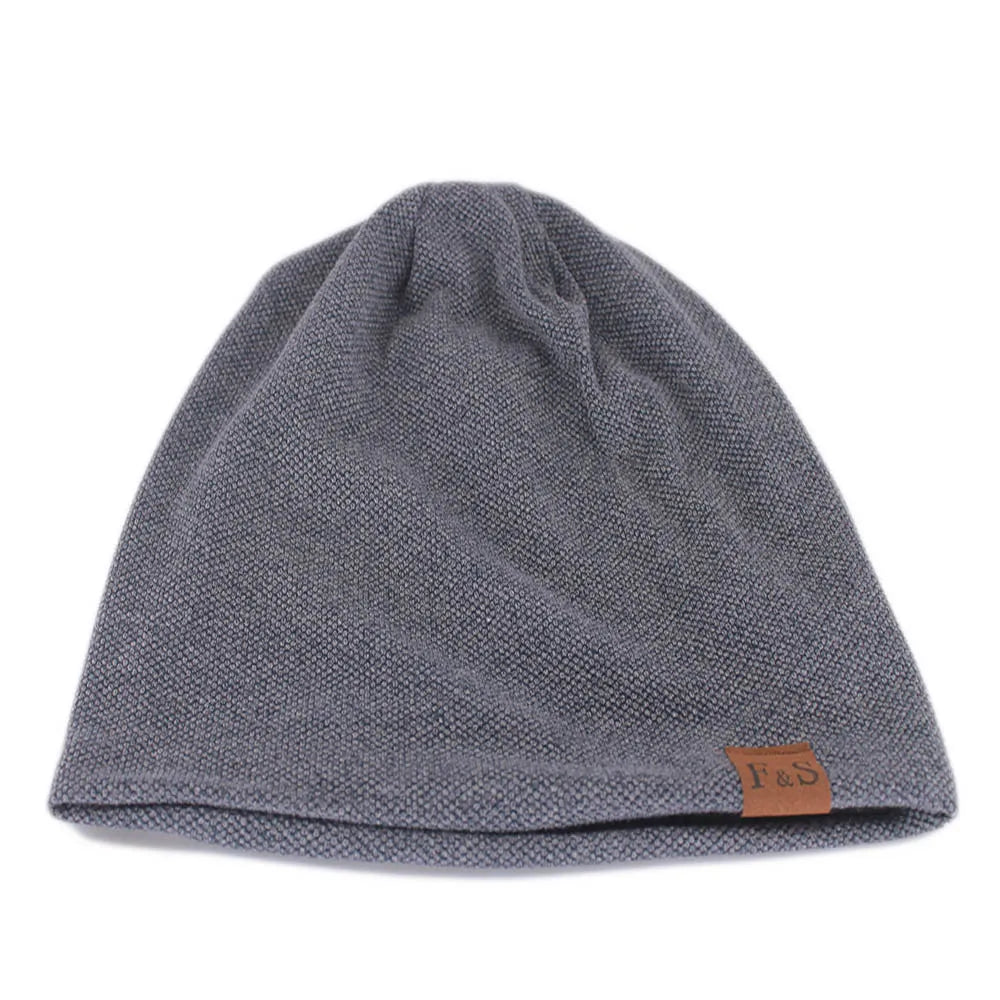 Fashion Bonnet Hat For Men And Women Autumn Knitted Solid Color Skullies Beanies Spring Casual Soft Turban Hats Hip Hop Beanie