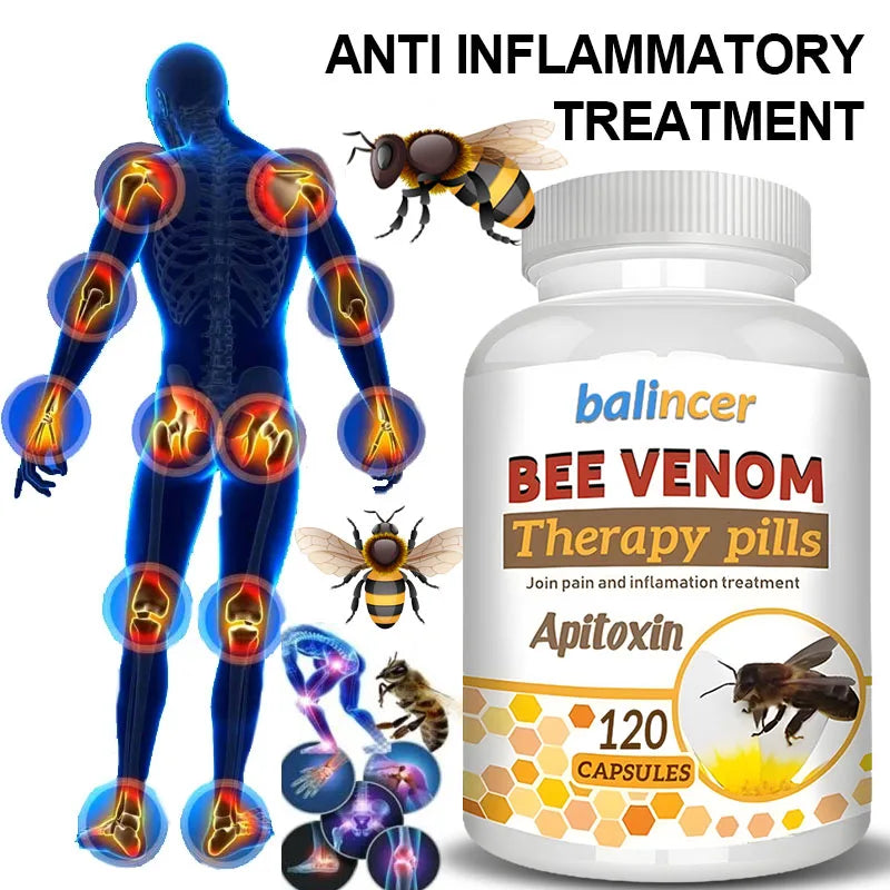 Natural Bee Venom Extract - Helps with Arthritis Relief, Anti-Inflammation - Joint Support Supplement Secondary image