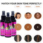 100ML Waterproof Lace Tint Spray Concealer Mousse Melting for Wigs Lace Closure Front Toupees Edge Control Hair Makeup