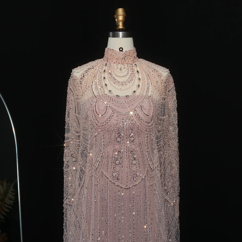 Customized Evening Dresses Luxury sexy Prom Dress Caftan Nude Wedding Formal Elegant Exquisite High Quality Party Gown for Women