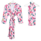 Maternity Robe,Matching Swaddle Set ,Mommy and Me Set, Floral Hospital Robe Bag,Baby Shower Gift,Mama Robe,Baby Girl Blanket