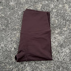 Solid Color Back Waist Pocket High Waist Yoga Legging Women Sport Cropped Pants Butter Athletic Gym Comprehensive Training Jog