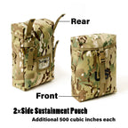 MT Military MOLLE Side Sustainment Accessory Pack 2Pcs Sustainment Supplies Pouch Army Utility Bags UPC / OCP