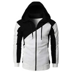2024 New Autumn Men Sweatshirts Long Sleeve Jacket Hoodie Zipper Closure Jacket Male Hoodies Sweatshirt Slim Fit Male Clothing