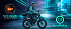 TST R002 1500W e-bike, 20" fat tires, 60-100mile range, 28MPH, 48V 15Ah battery, for all terrains.