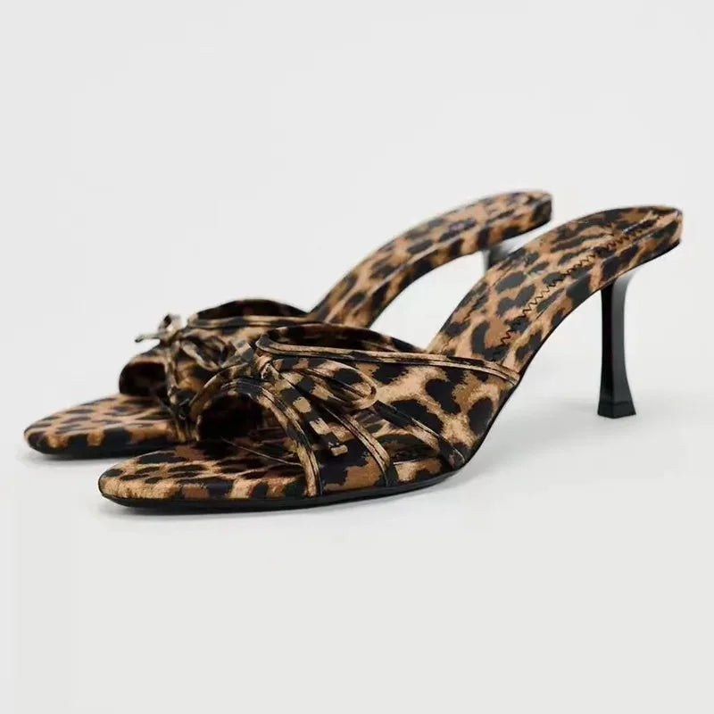 Women's High Heels Casual Slingback Pointed Toe Sandals Feminine Sexy 2025 Designer High Heels Summer Dress Party Sandals Women Secondary image
