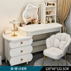 Bedroom Mirror Dressing Table Desk White Drawers Light Makeup Vanity Wood Room Penteadeira Com Espelho Dresser Furniture
