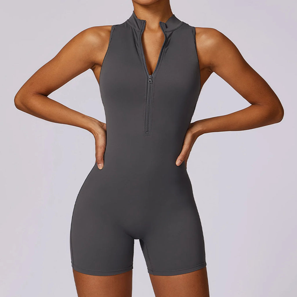 Sweat Suit Set Womens Jumpsuit Activewear Sets Women Gym Elastic Workout Outfit Women's One Pcs Yoga Suit Seamless Sports Set