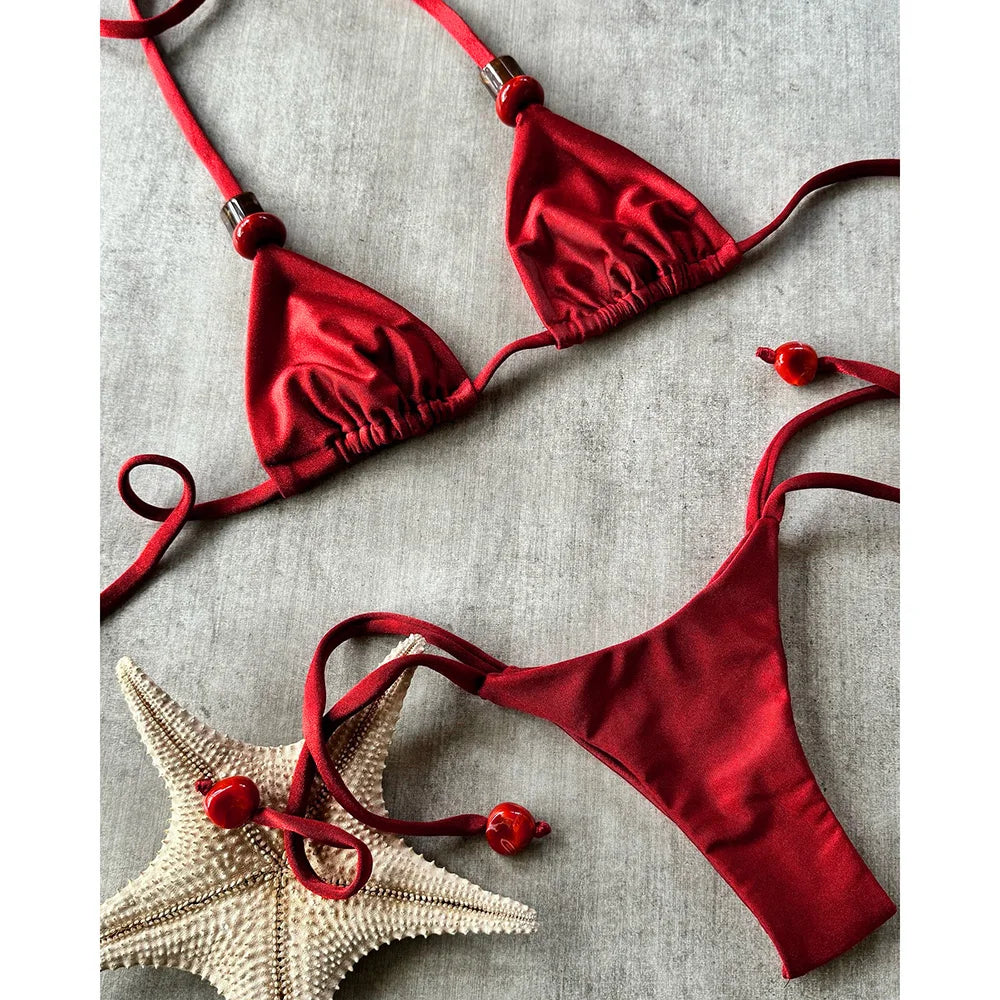 Micro Bikinis Sexy Women Swimsuits 2025 Swimwear Push Up Bikini Set Bathing Suit Swimming Suits Beachwear Brazil Biquini Female Main image