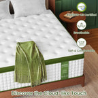 BedStory 12-14'' Hybrid Mattress, Full/King/Queen Size Mattress , Gel Memory Foam & Pocket Springs for Pressure Relief & Support