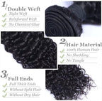 Kinky Curly Human Hair Bundles afro Bouncy curly hair weaving raw virgin water jerry curly human hair bundles extensions on sale