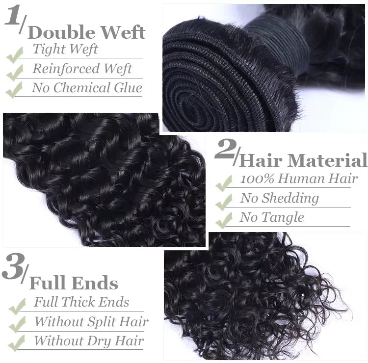 Kinky Curly Human Hair Bundles afro Bouncy curly hair weaving raw virgin water jerry curly human hair bundles extensions on sale