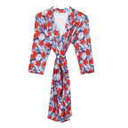 Maternity Robe,Matching Swaddle Set ,Mommy and Me Set, Floral Hospital Robe Bag,Baby Shower Gift,Mama Robe,Baby Girl Blanket