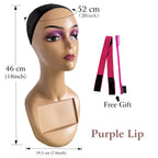 Plastic Mannequin Model Head for Display Wigs  Plastic Mannequin Head For Wig Stand For Wigs Display Making Wigs Manikin Head