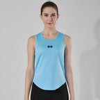 Summer Women's Gym Tank Tops Fitness Training Clothing Quick-drying Loose Bodybuilding Sleeveless Shirt Fashion Basketball Vest