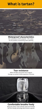 Camo Tactical Sets Outdoor Long Sleeve Wear-resisting T Shirts+Multi-pocket Tactic Cargo Pants Suit Training Workwear Combat Set