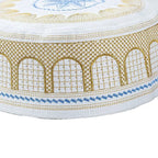 New Muslim Men Prayer Cap Hat Cotton Embroidery Saudi Arabia Islamic Hat Cap Men Headscarf Topkippot Turban  Leisure Saudi Cap