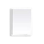 Rectangle Wall Hanging Mirror Metal Framed Black White Dressing Mirror Rounded Corner Wall-Mounted Makeup Mirrors Entryway