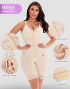 Women's Belly Tummy Control Butt Lifting Zipper Postpartum BodyShaper Fajas Colombian Double Compression Corset Waist Trainer
